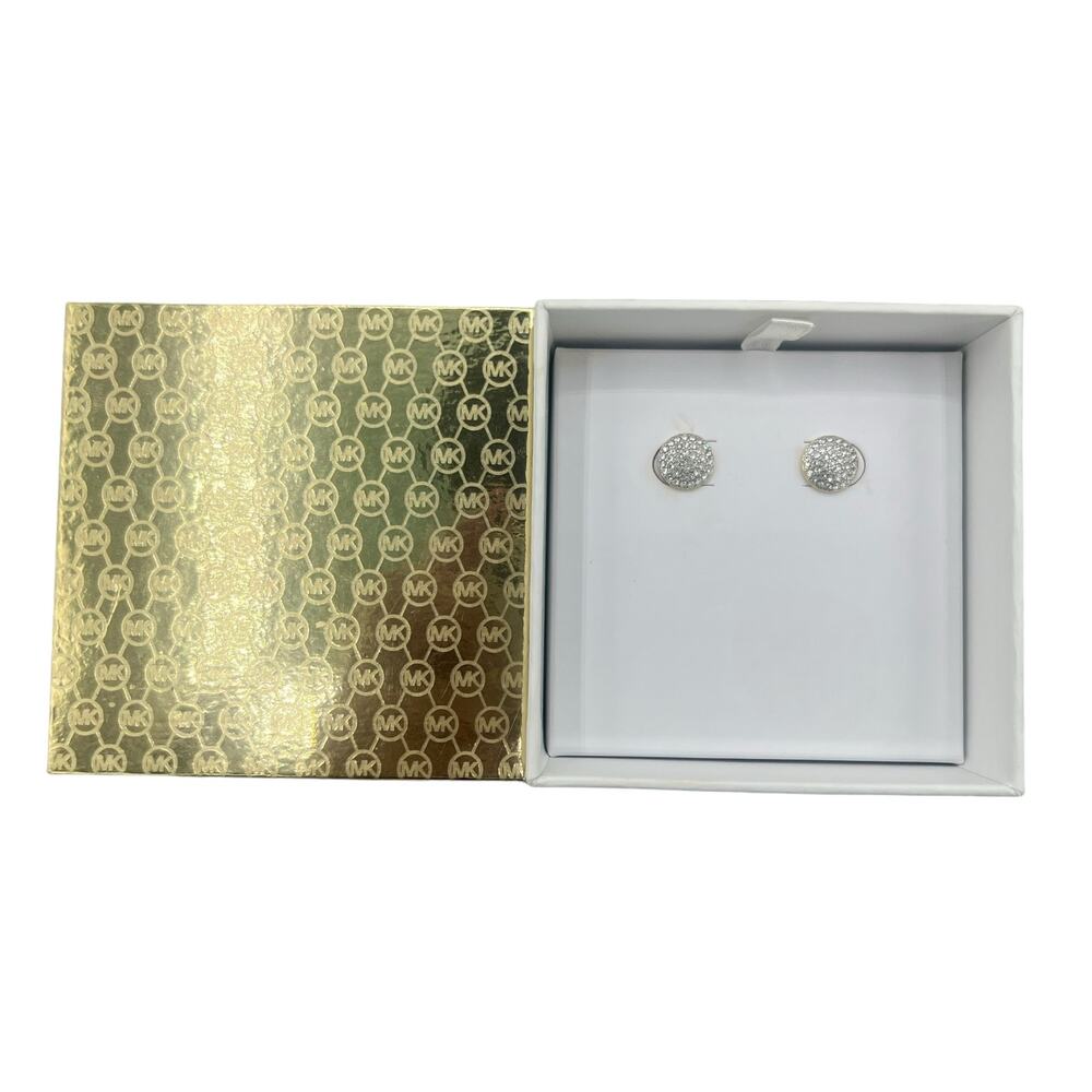 MICHAEL KORS Gold Stud Earrings Crystals